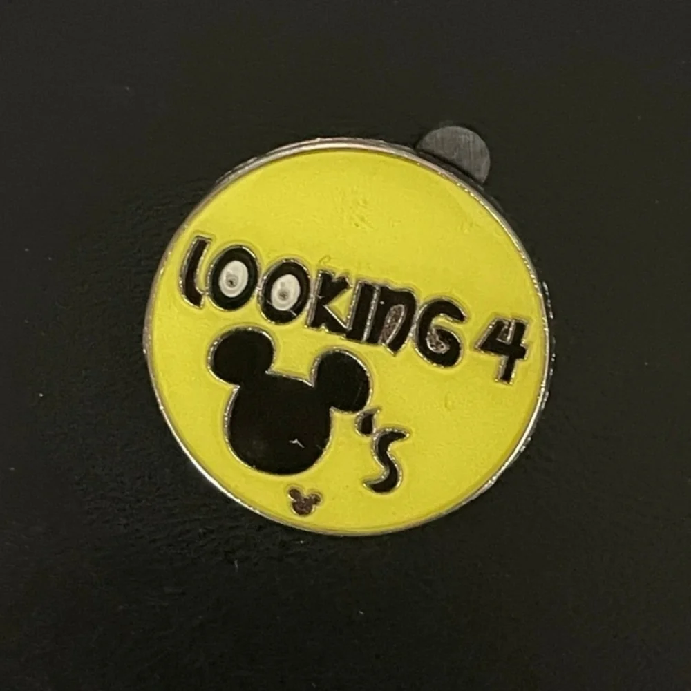 Disney Yellow and Black Mickey Pin